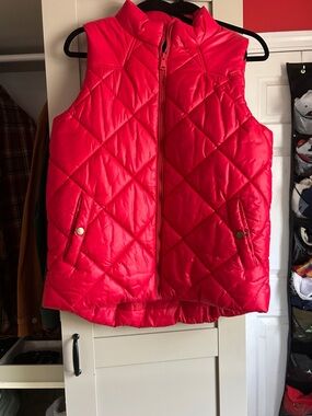Zenana Outfitters Girls' Quilted Hot Pink Puffer Vest